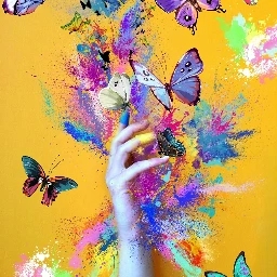 ftereach colorful butterflies springcolors