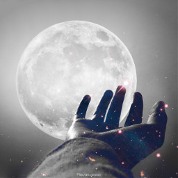moon hand space manipulation fantasy